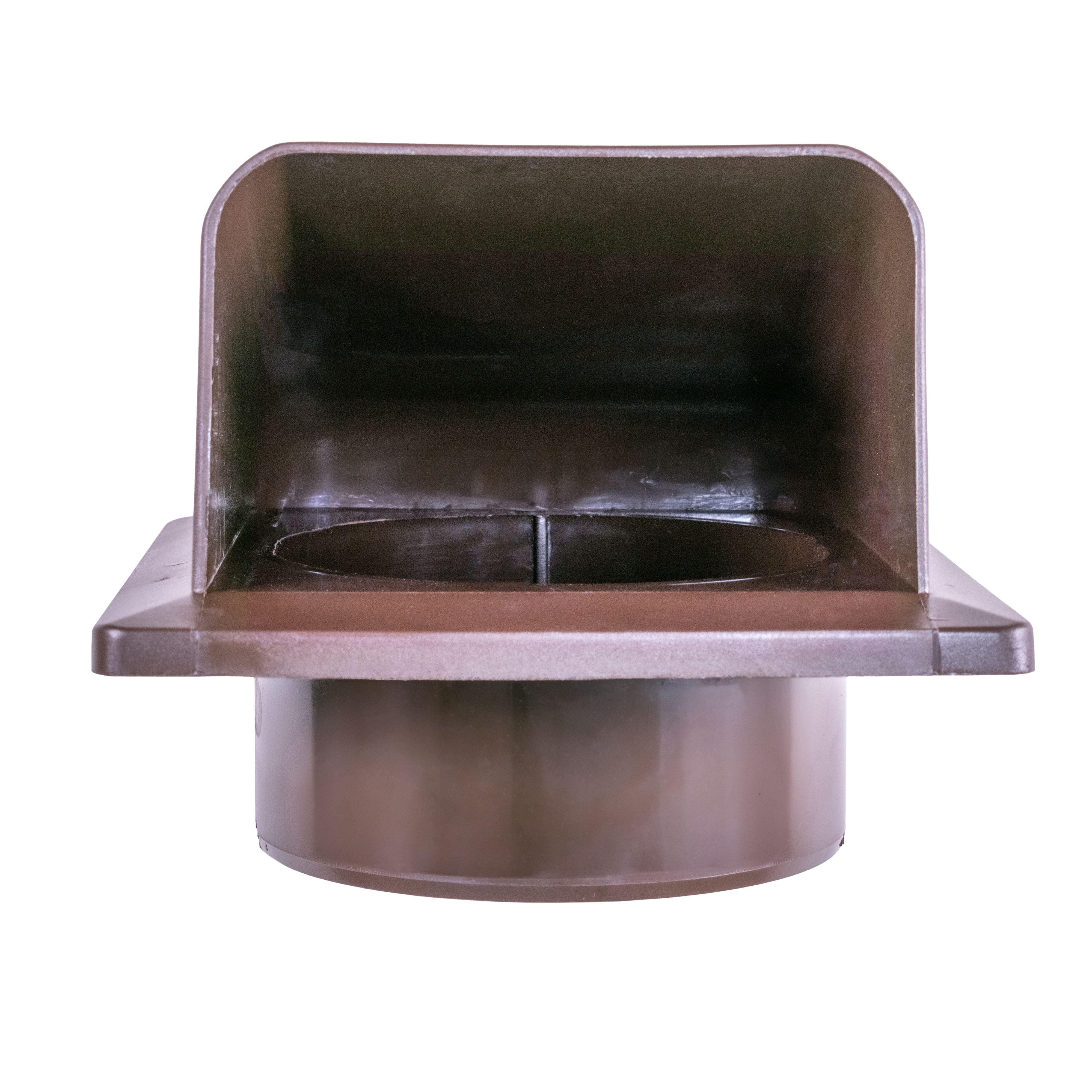 External Brown Louvre Vent  KRD/100B fi100mm