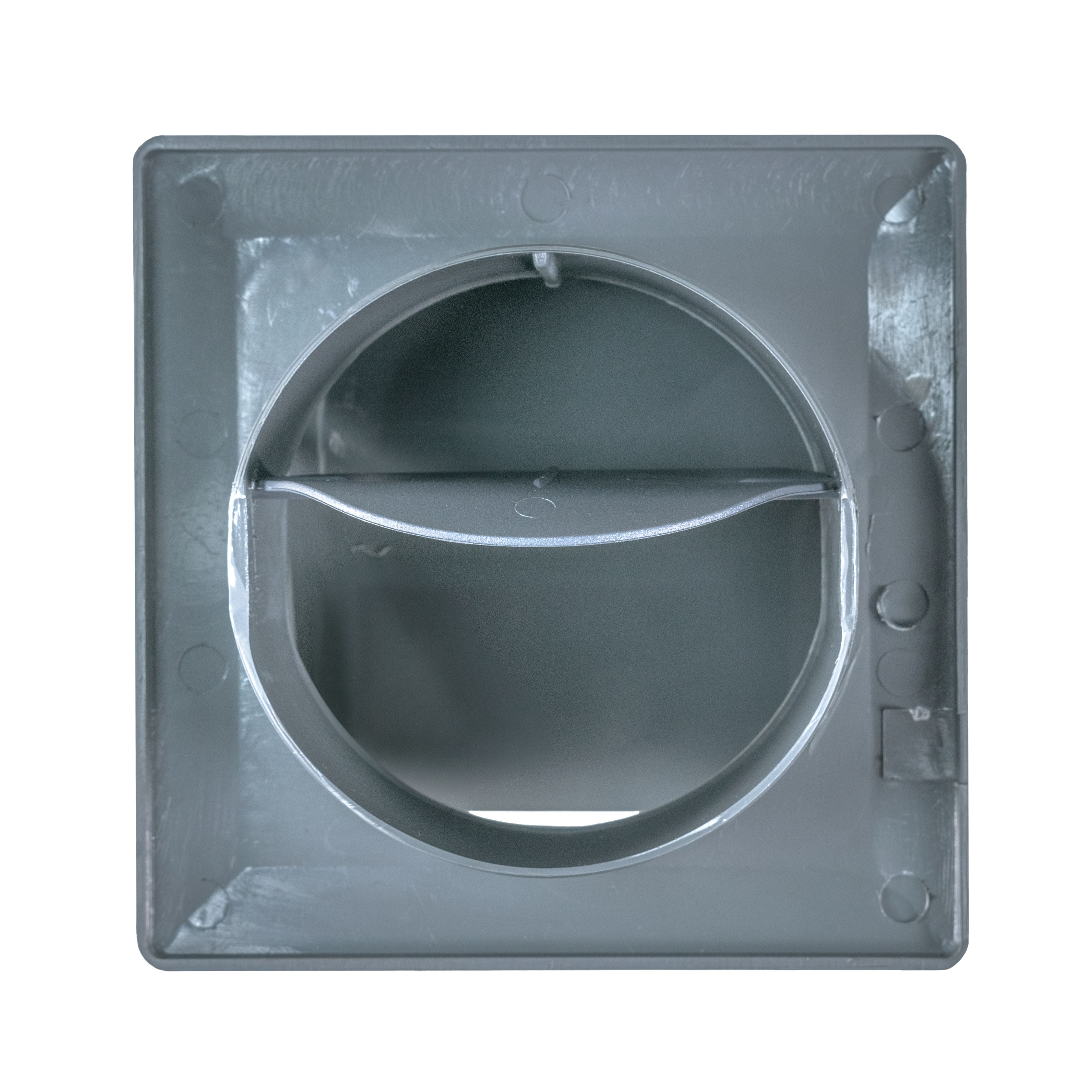 External Graphite Louvre Vent KRD/100G fi100mm