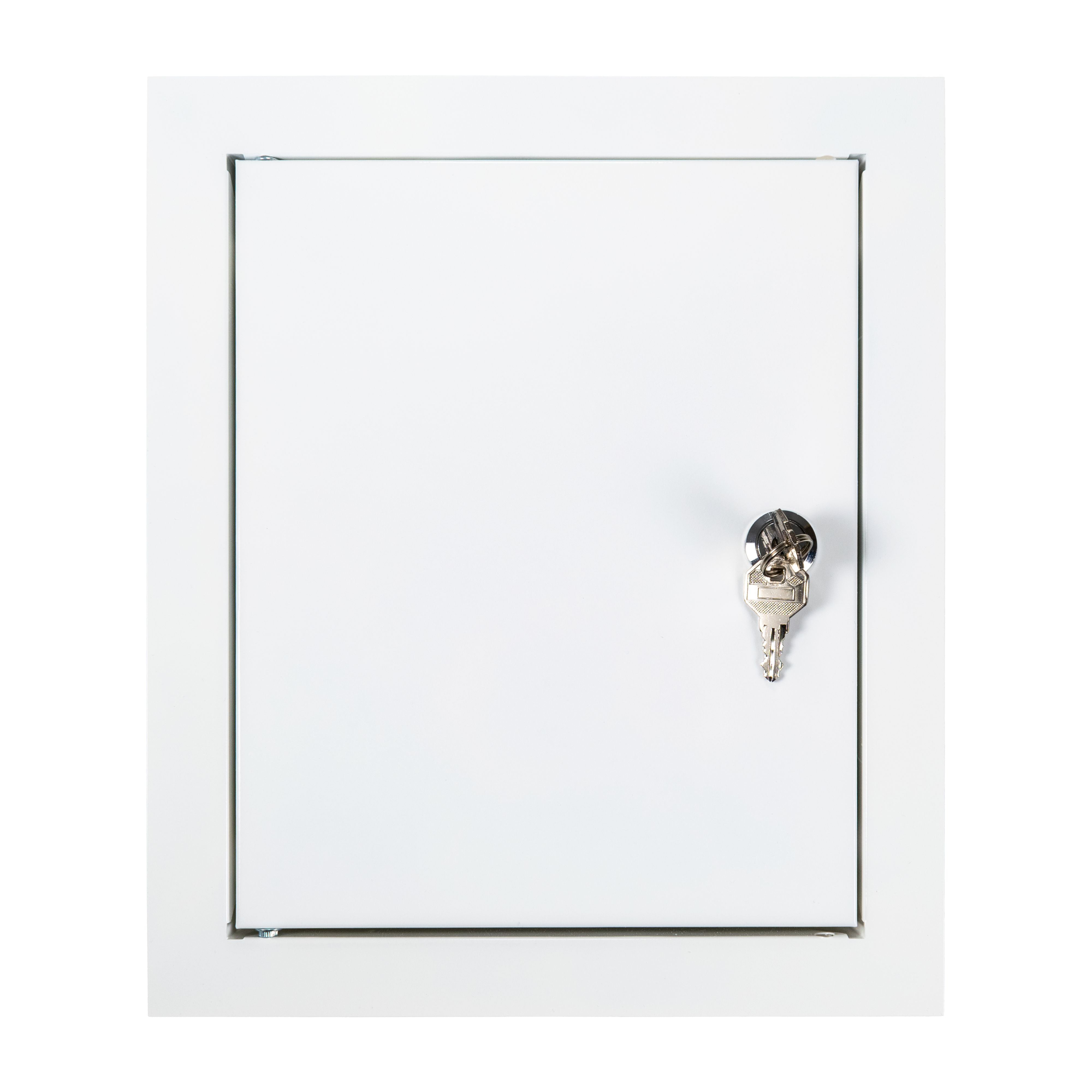 Access Panel Door Metal With Lock, White 200mm x 250mm