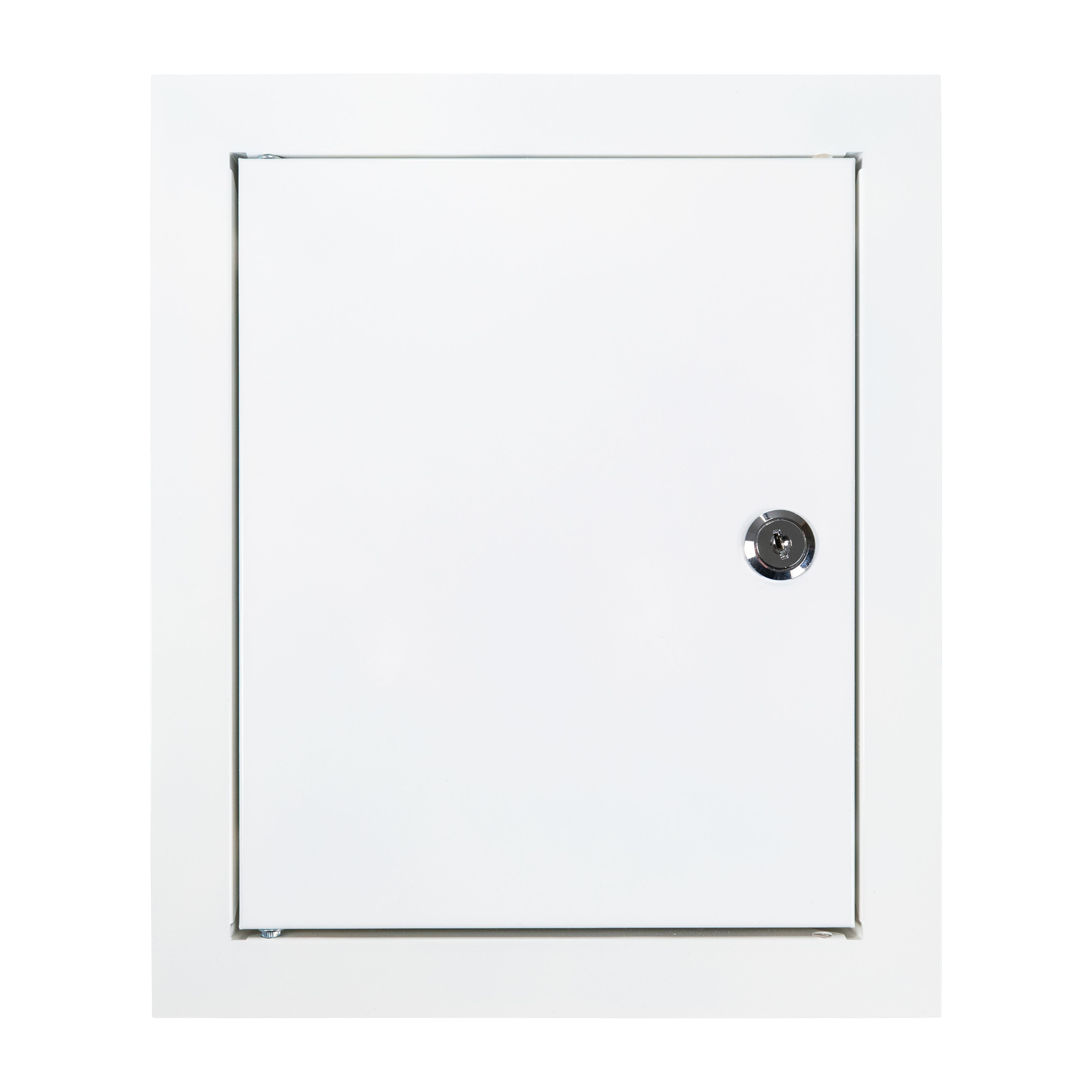 Access Panel Door Metal With Lock, White 200mm x 250mm