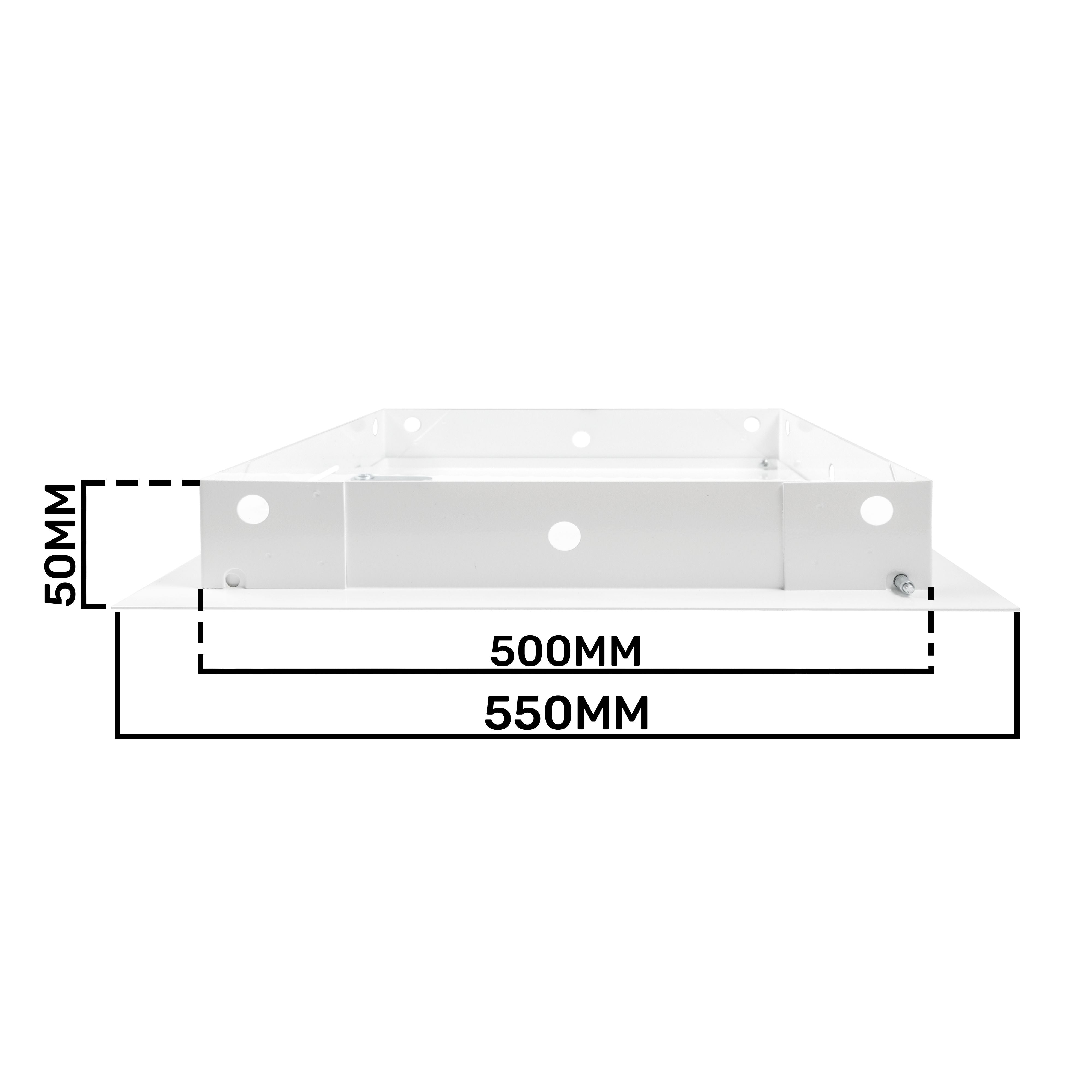 Access Panel Door Metal With Lock, White 500mm x 500mm