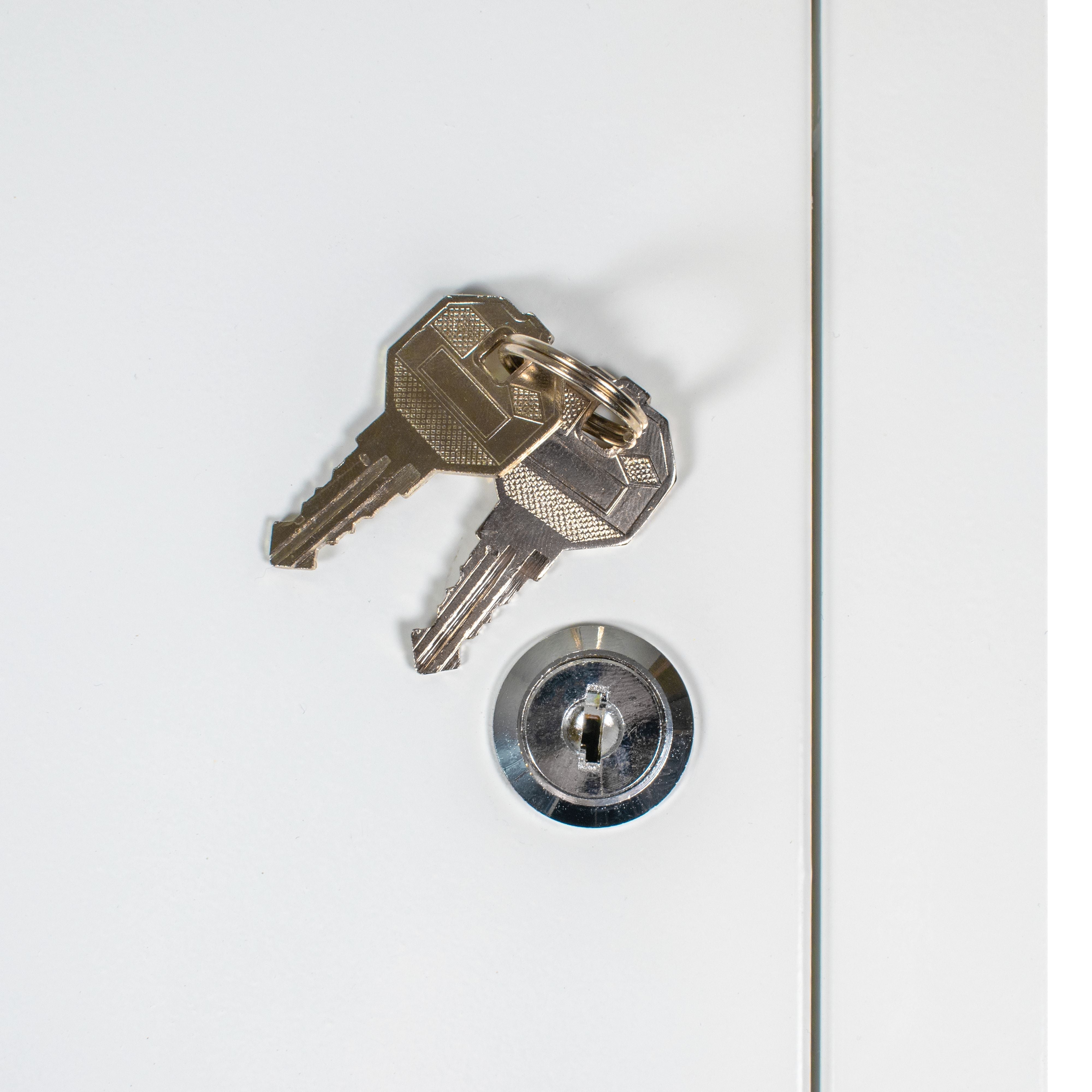Access Panel Door Metal With Lock, White 300mm x 300mm