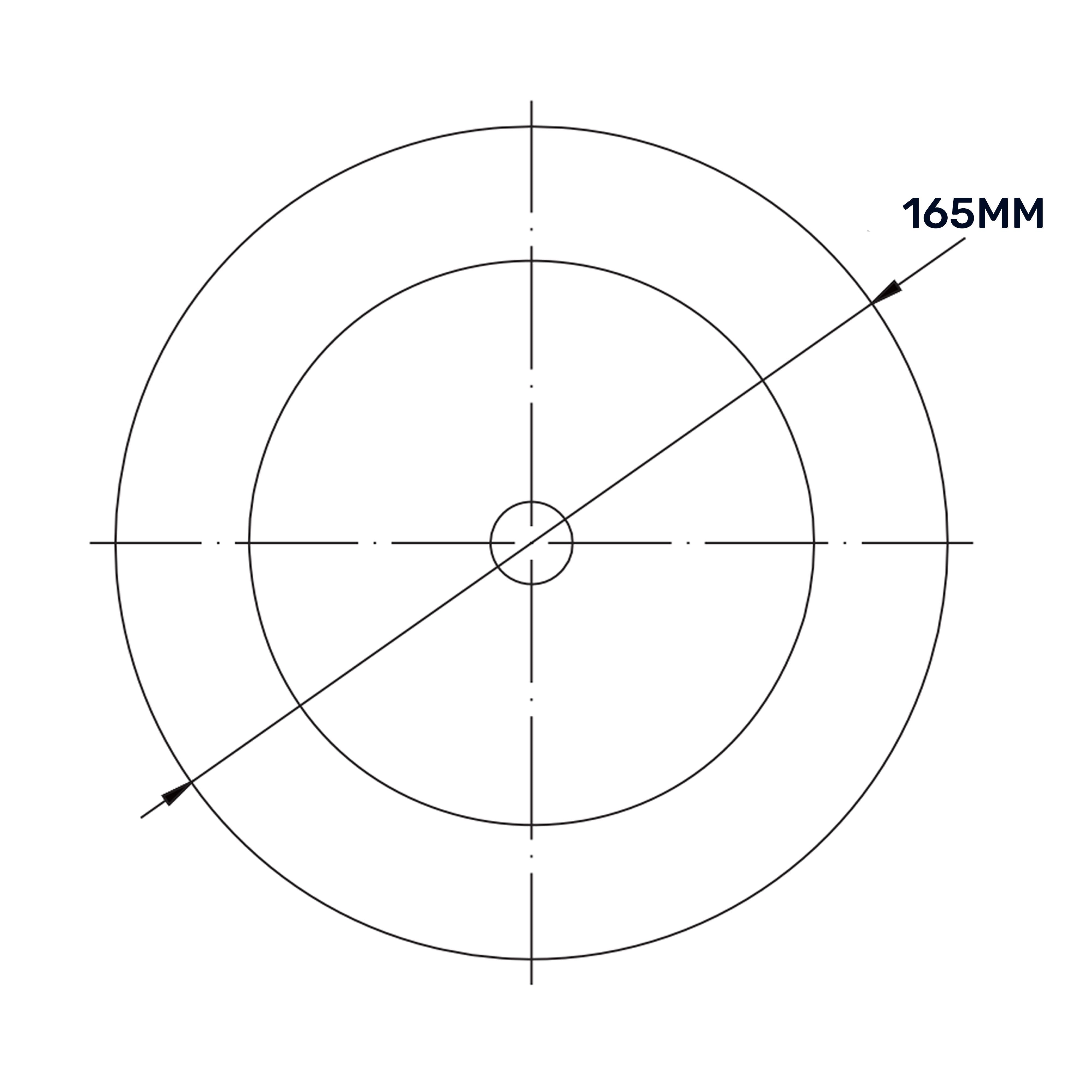 White Metal Extract Ceiling Valve 125mm - Anemostat EV