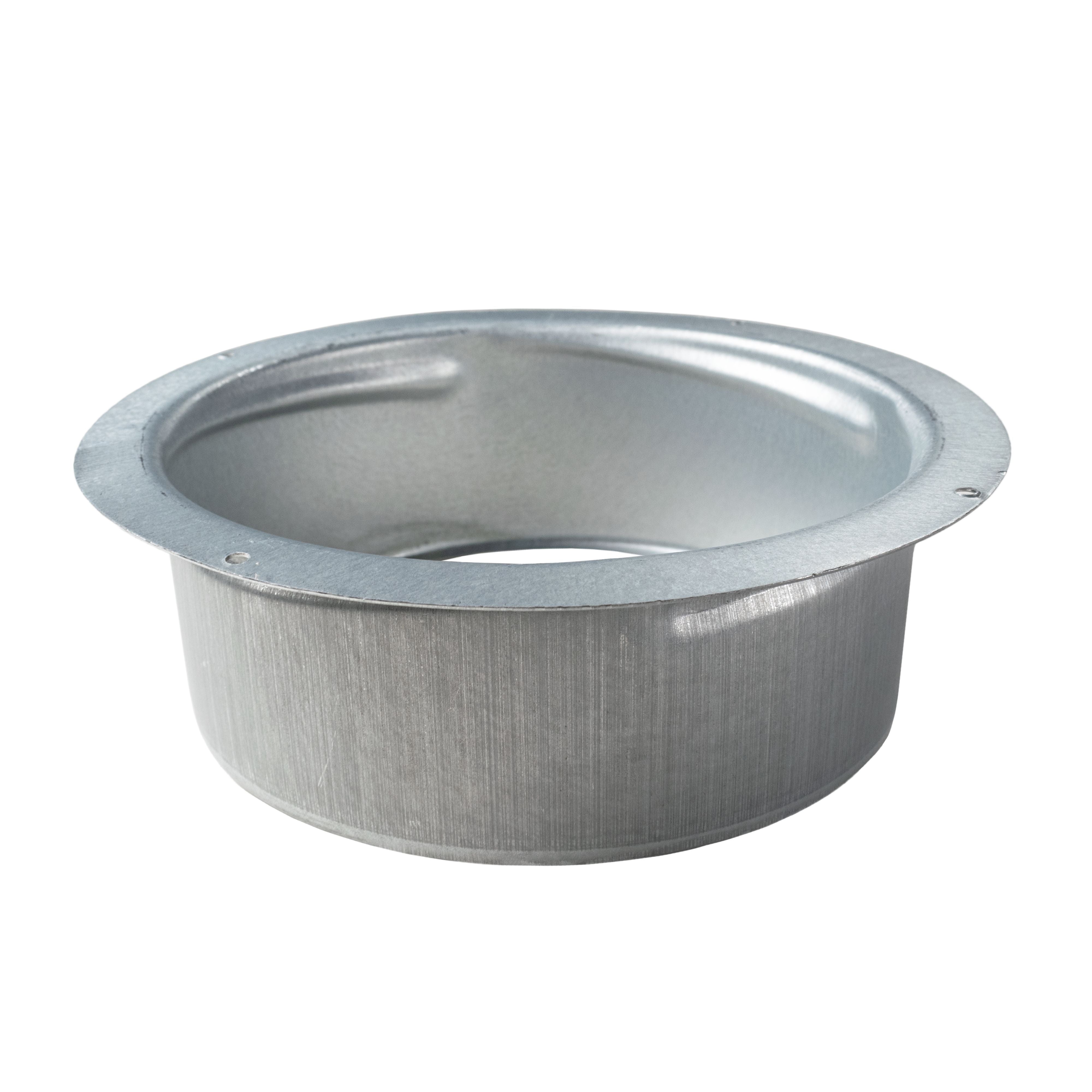 White Metal Extract Ceiling Valve 125mm - Anemostat EV
