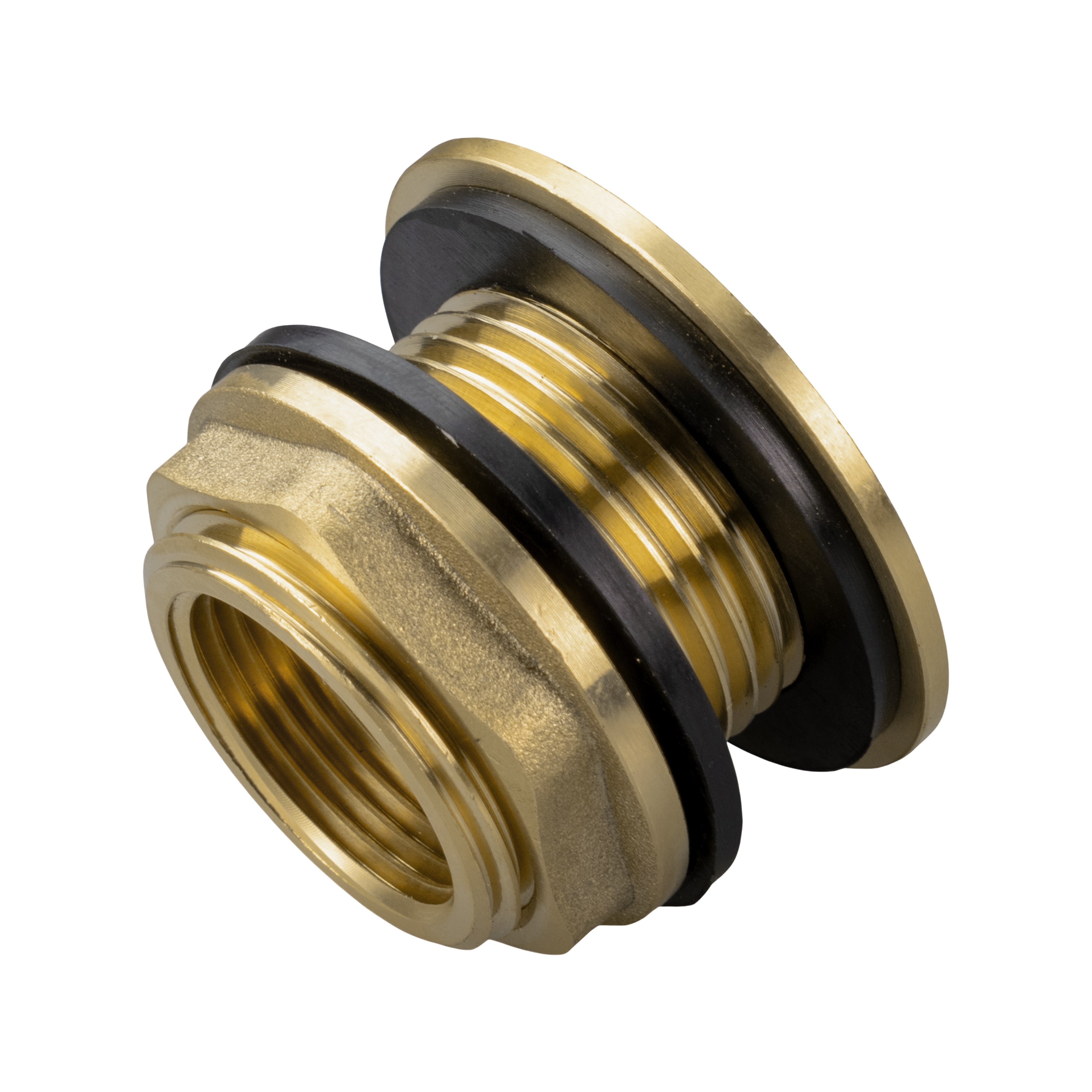 Water Butt Brass 3/4" BSP Male - 1/2" BSP Female and Drill Bit