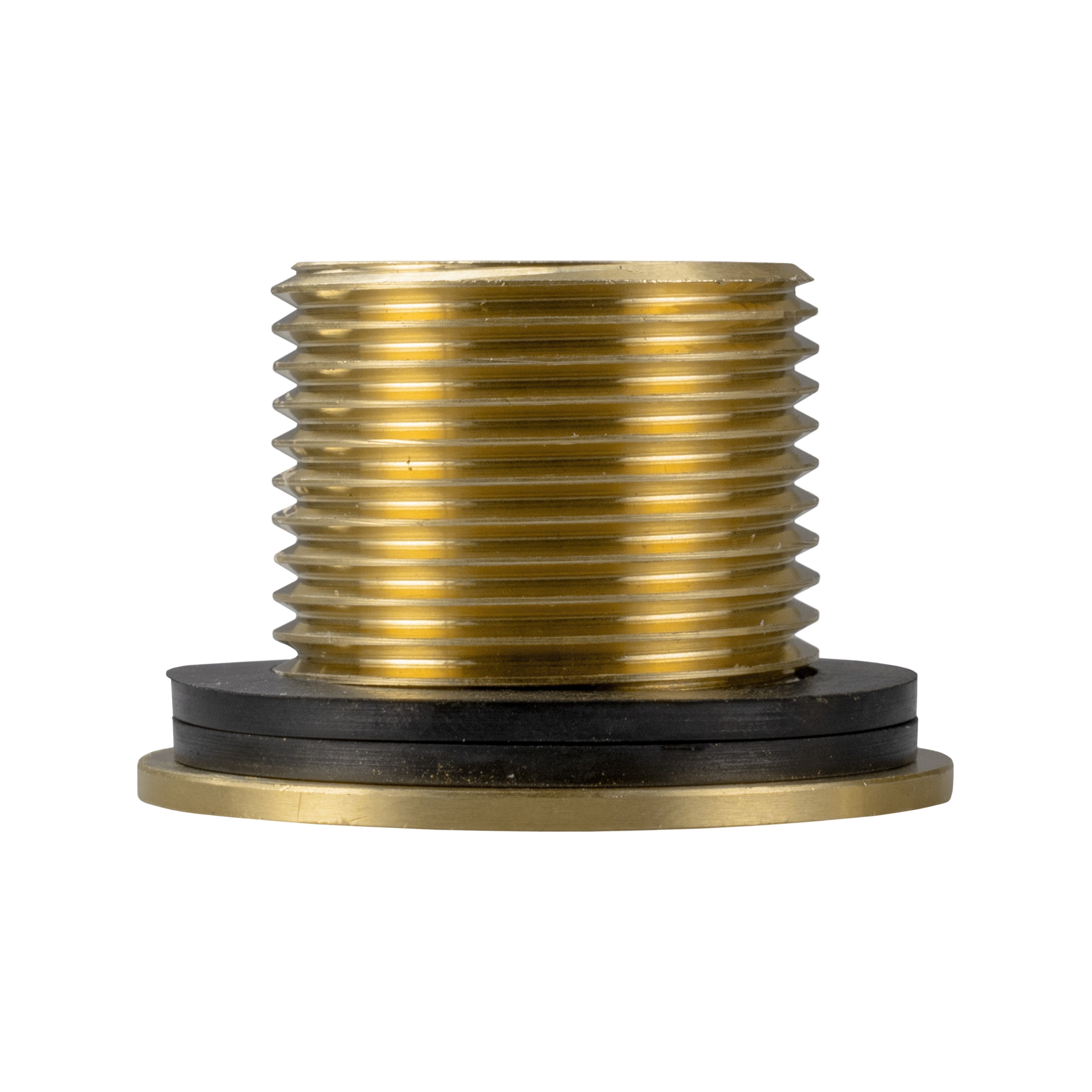 Water Butt Brass 1" BSP Male - 3/4" BSP Female and Drill Bit