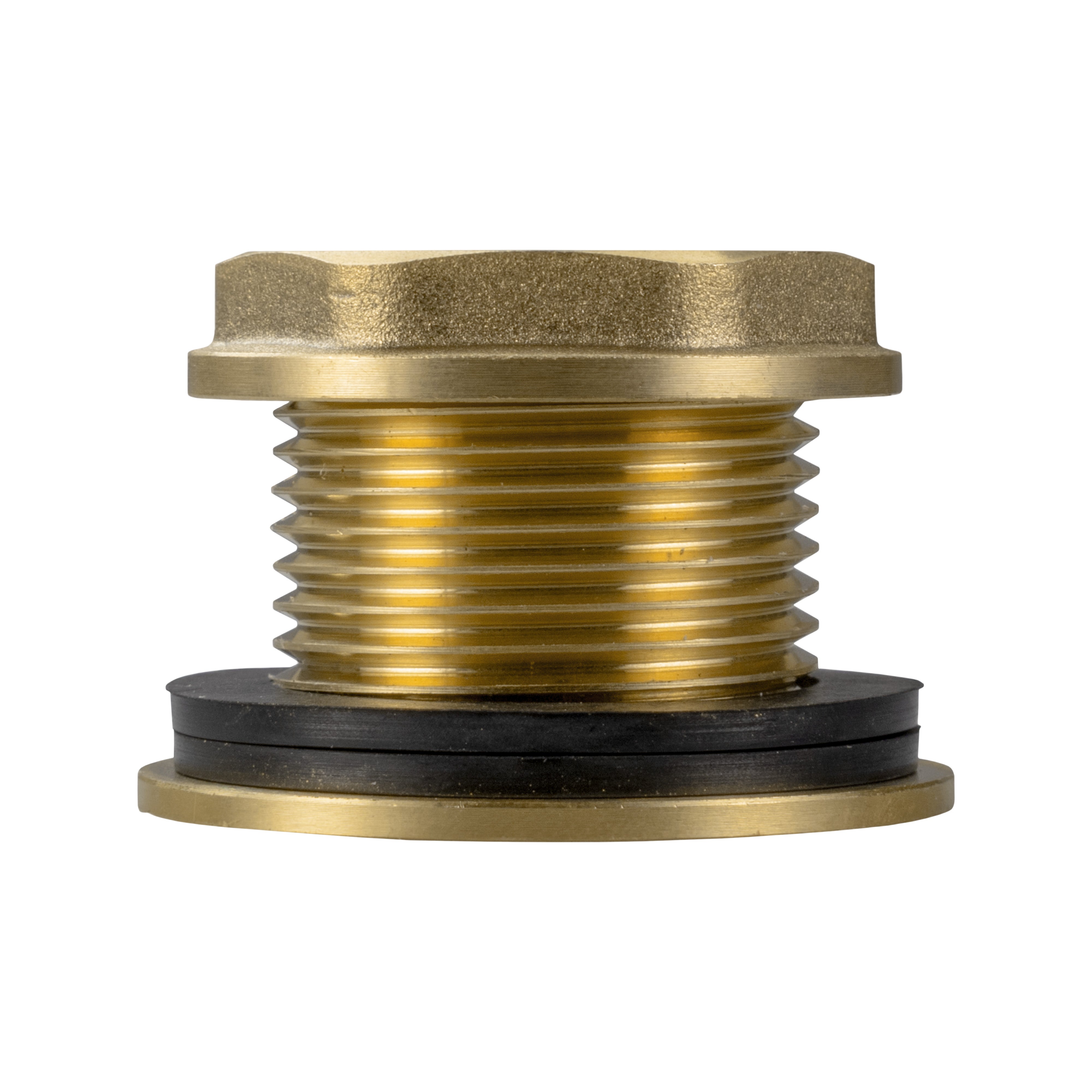 Water Butt Brass 1" BSP Male - 3/4" BSP Female and Drill Bit