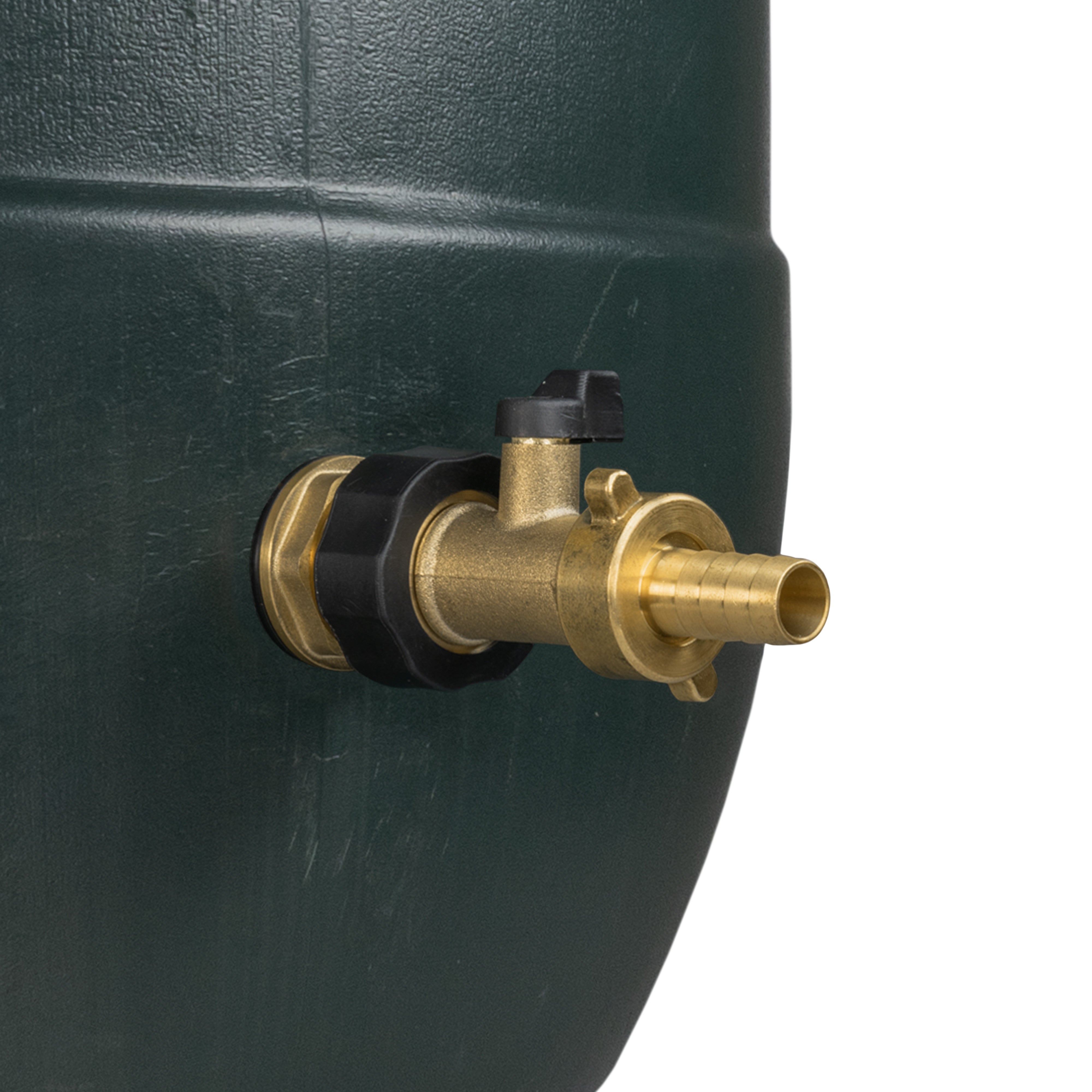 Water Butt Brass Kit 3/4" with Brass Valve + 13mm Barb