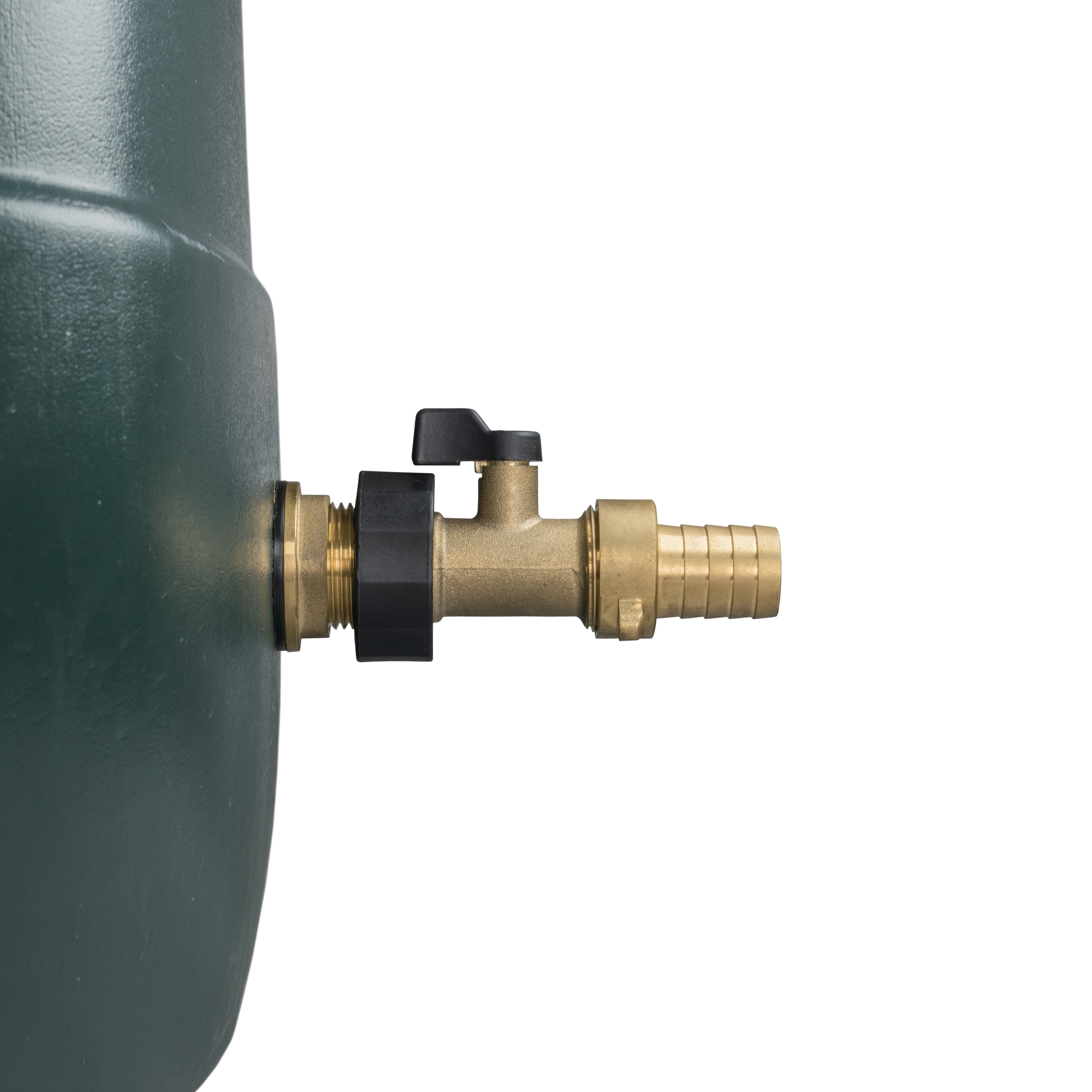Water Butt Brass Kit 3/4" with Brass Valve + 19mm Barb