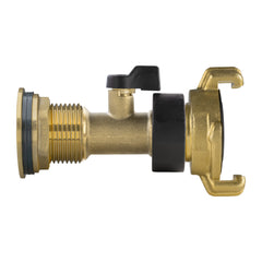 Water Butt Brass Kit 1" with Brass Valve + Geka