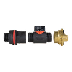 Water Butt Kit 3/4" with In-Line Valve + Geka