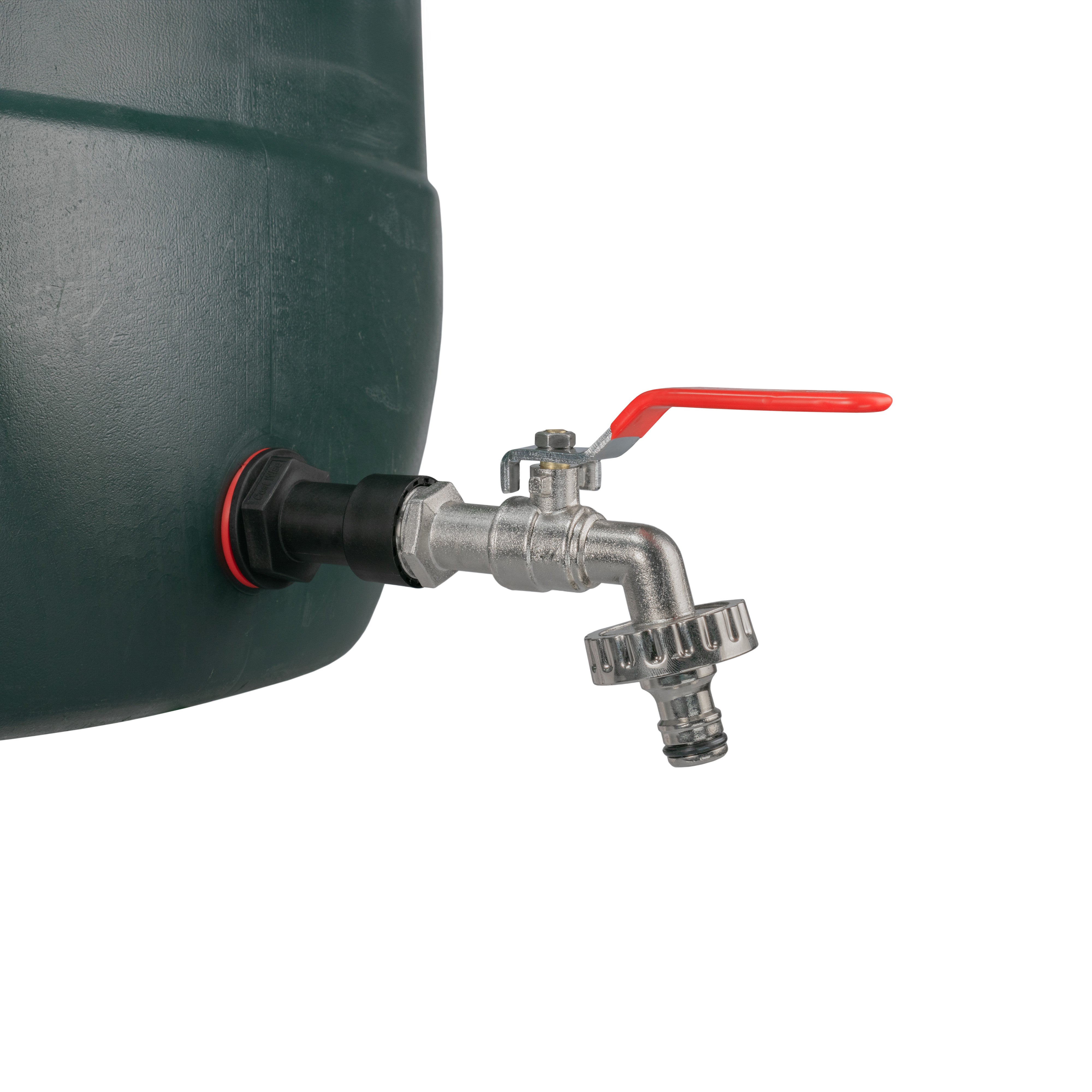 Water Butt Extension Kit 3/4" with Quick Connect Lever Tap and Drill Bit