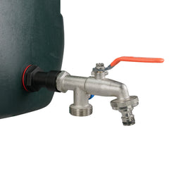 Water Butt Extension Kit 3/4" with Double Tap and Drill Bit