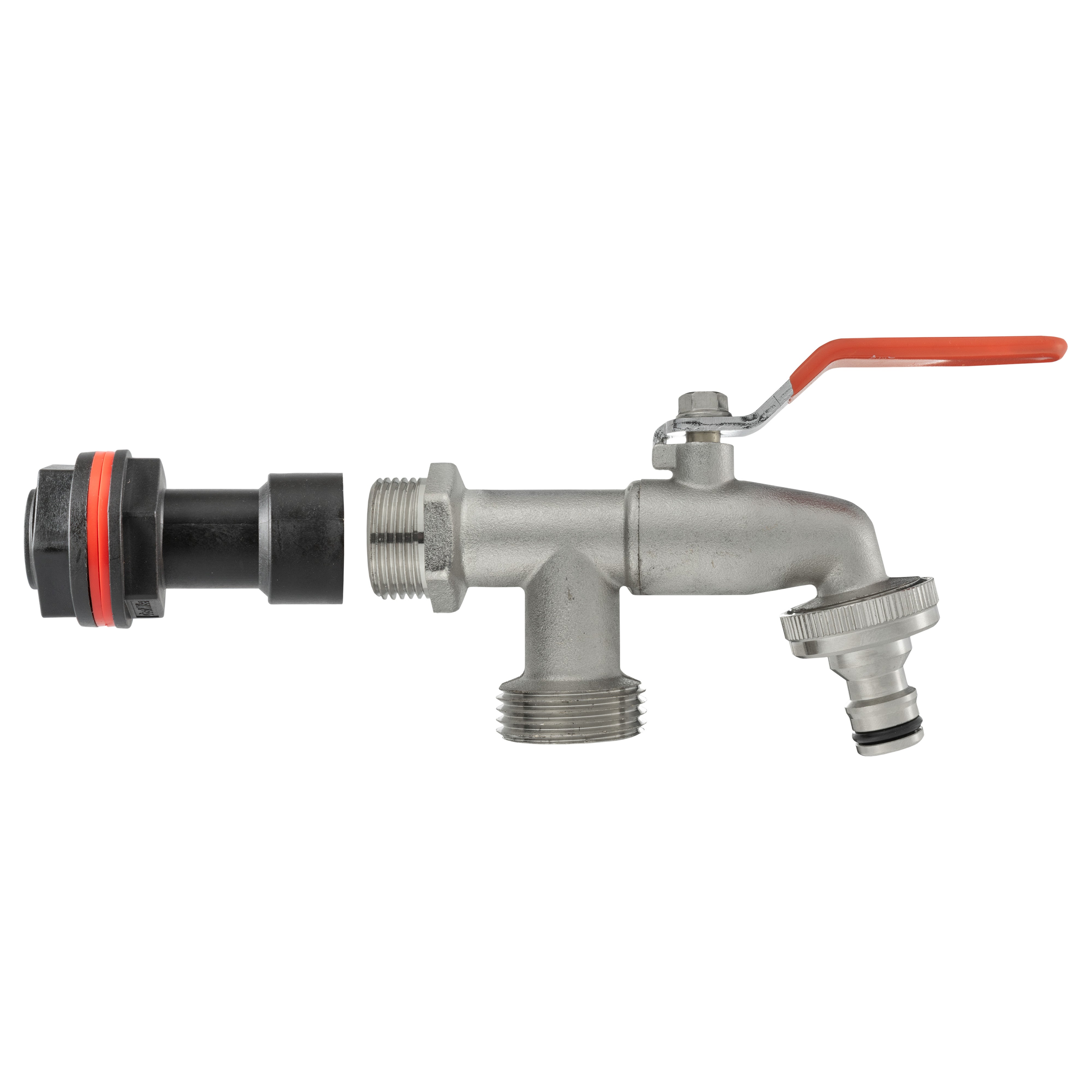 Water Butt Extension Kit 3/4" with Double Tap and Drill Bit