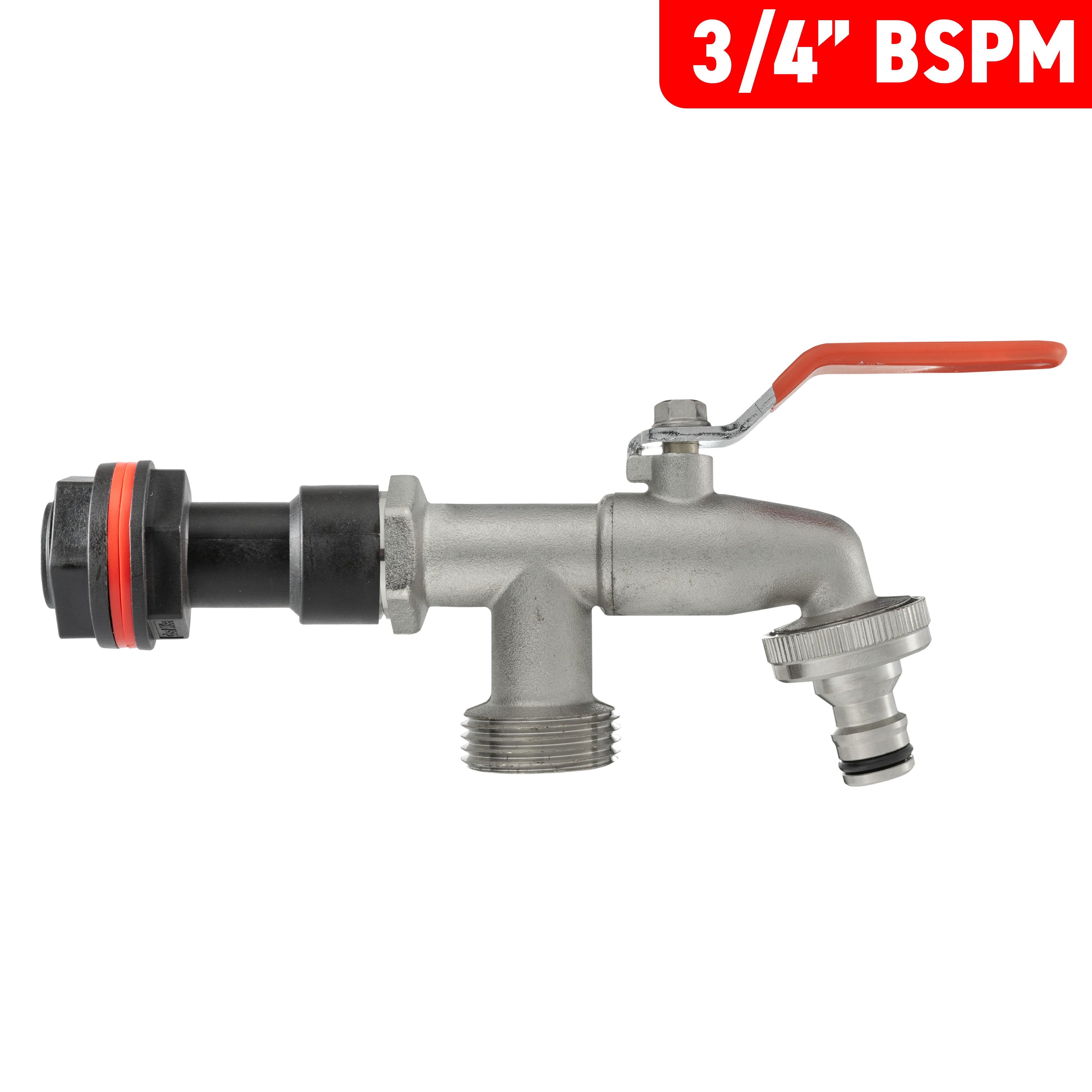 Water Butt Extension Kit 3/4" with Double Tap and Drill Bit