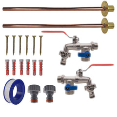Double Lever Tap BASIC Connection Kit x2