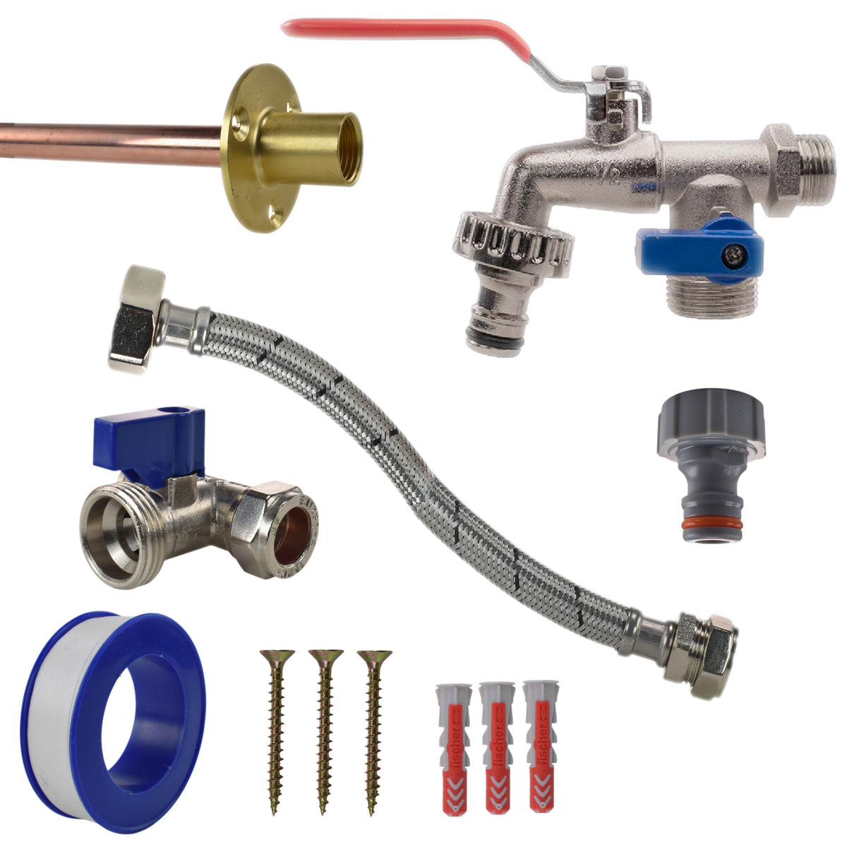 Double Lever Tap STANDARD Connection Kit