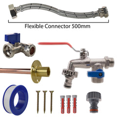 Double Lever Tap STANDARD Connection Kit