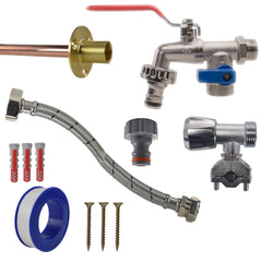 Double Lever Tap FULL Connection Kit