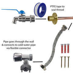Simple Lever Tap FULL Connection Kit