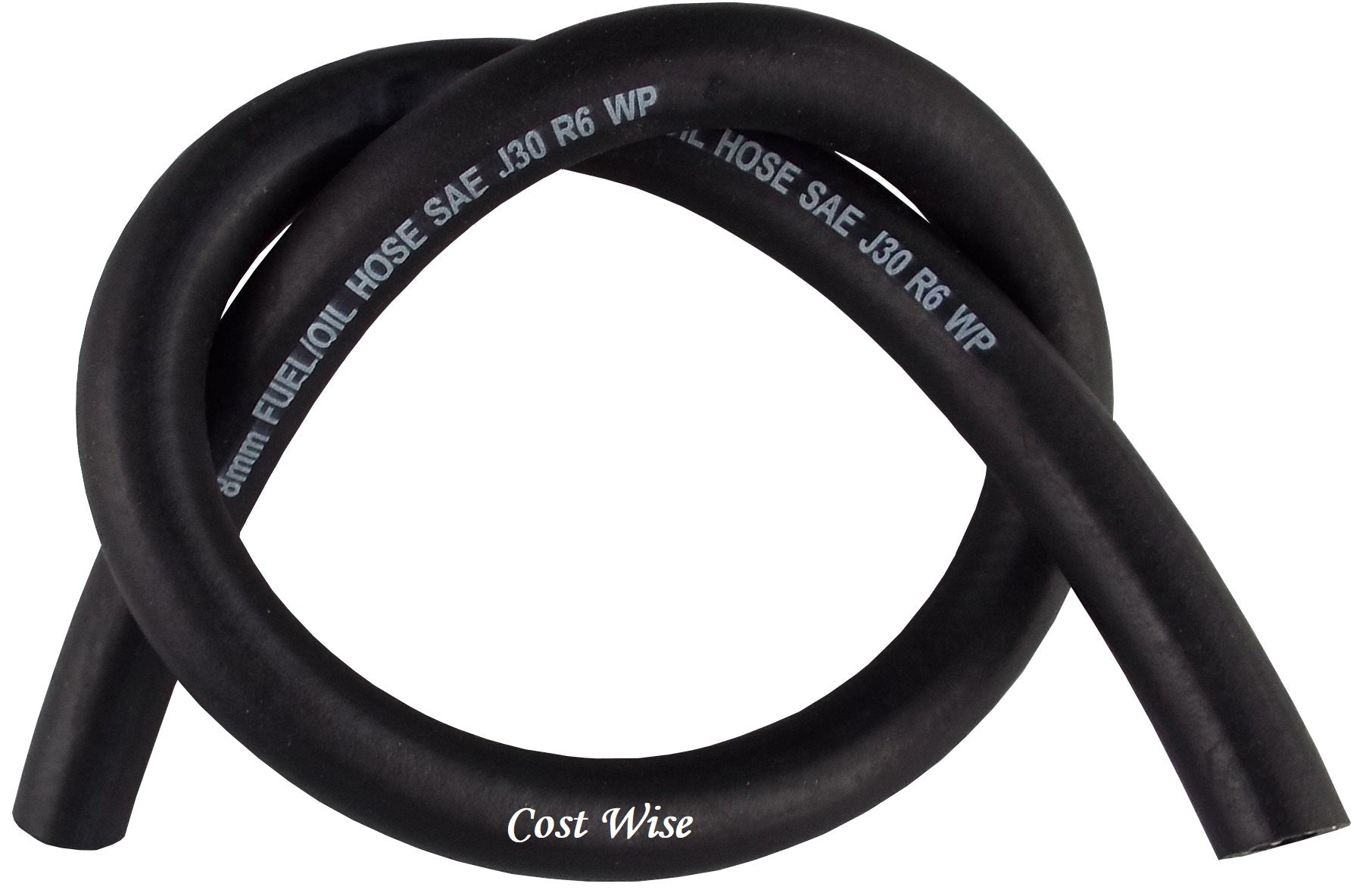 Rubber 12.7mm Braided Fuel, Oil Hose SAE J30 R6
