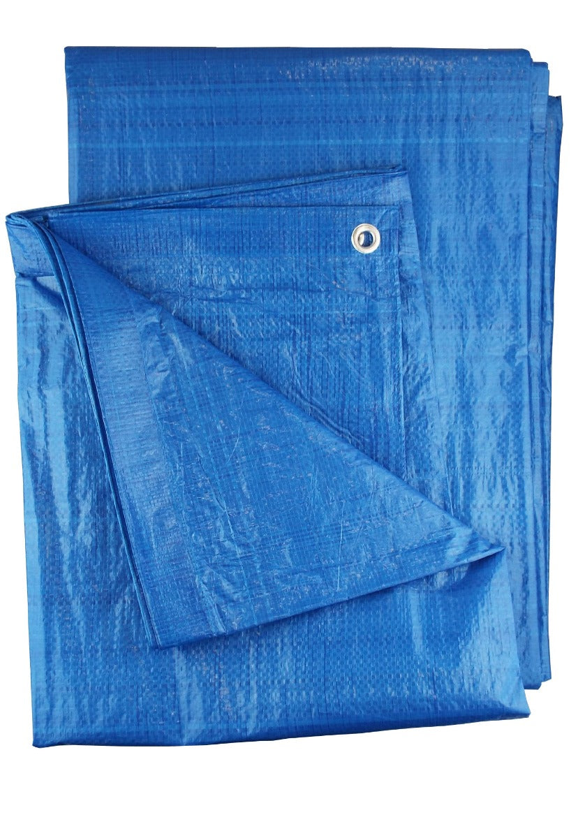 Blue S-Grade Tarpaulin 5m x 8m