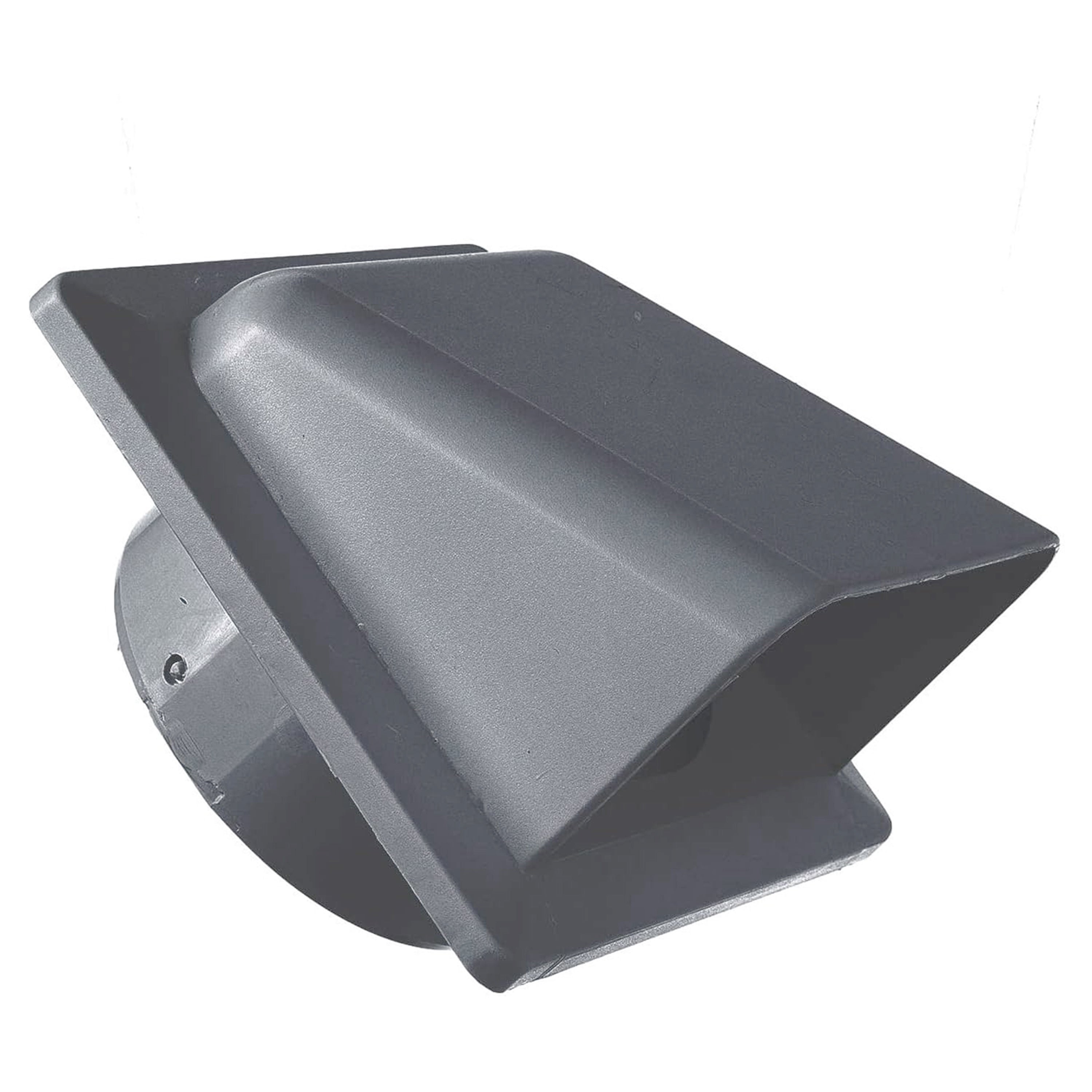 External Graphite Louvre Vent KRD/100G fi100mm