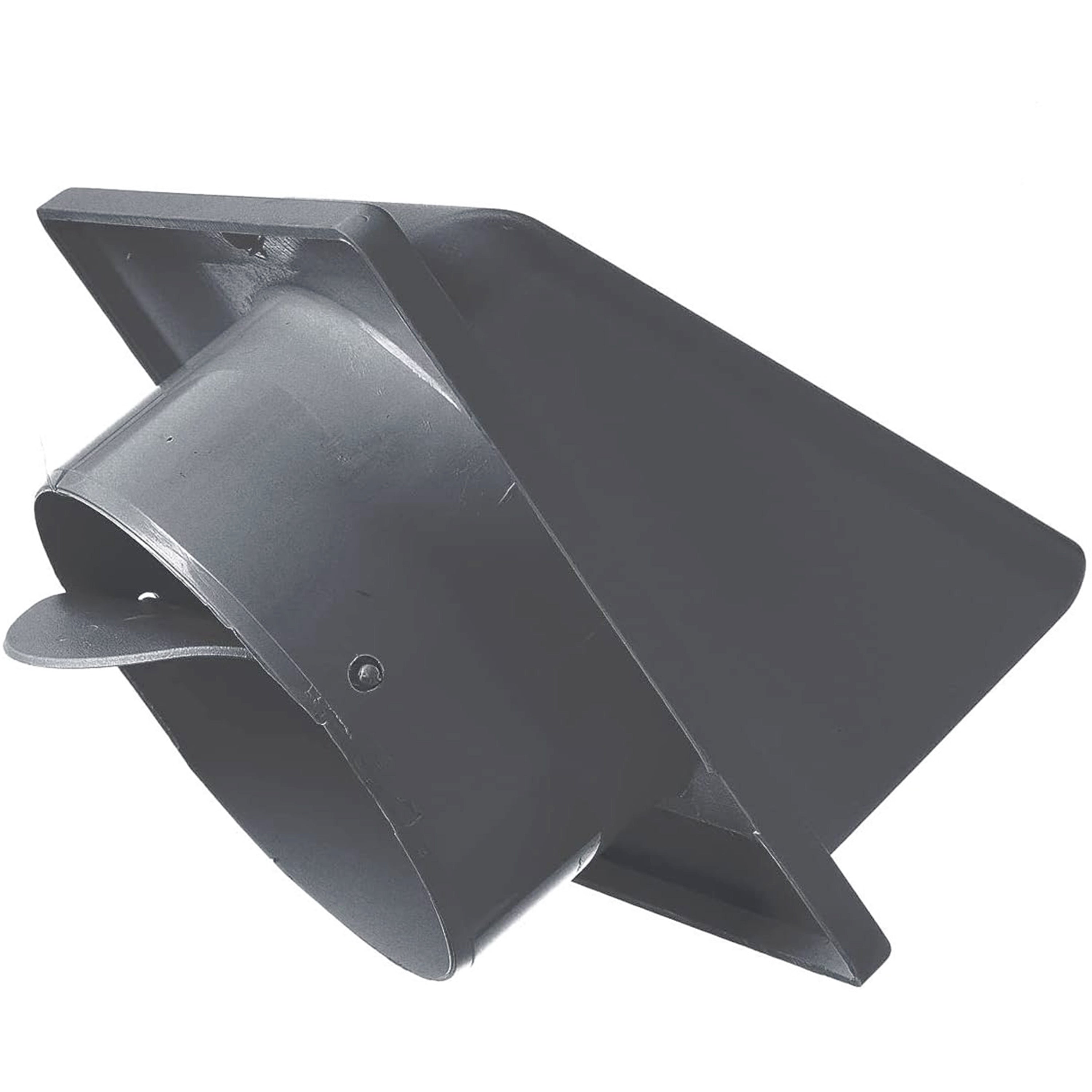 External Graphite Louvre Vent KRD/100G fi100mm
