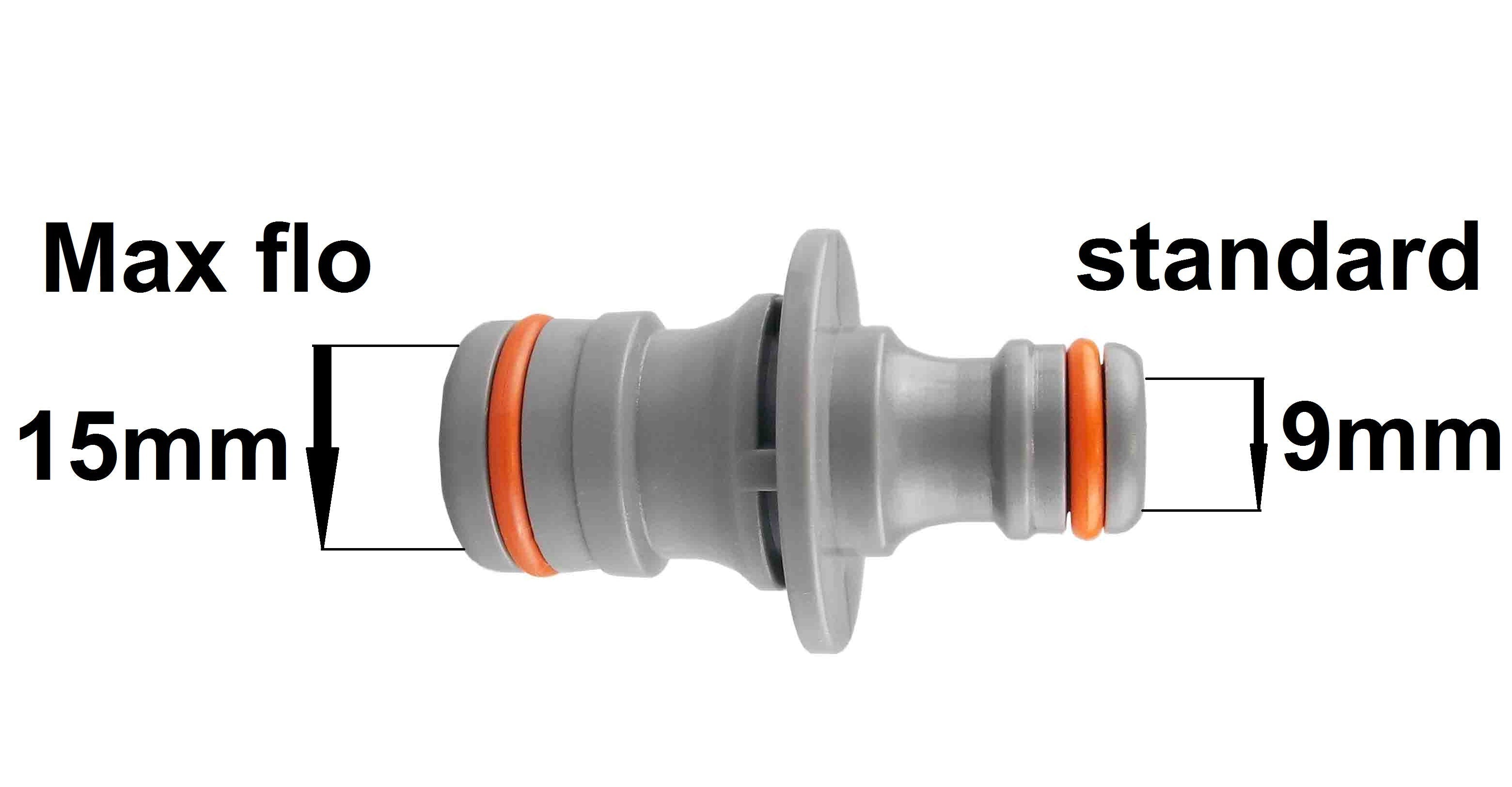 Female Hose Connector Max Flo 1" Hose WL