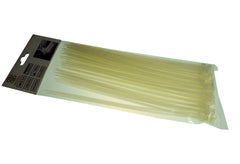 100 Cable Ties (3.6mm x 200mm) Neutral
